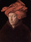 Jan Van Eyck, Portrait of a Man